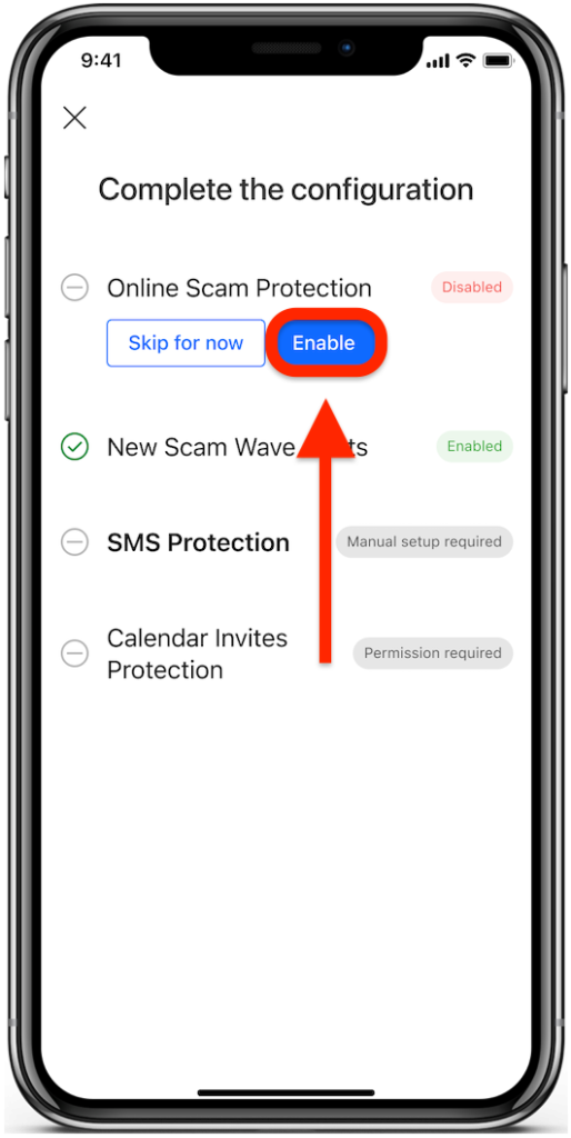 Protezione dalle truffe online - Scam Copilot iOS