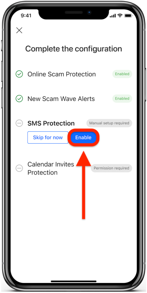 Protezione dagli SMS - Scam Copilot iOS